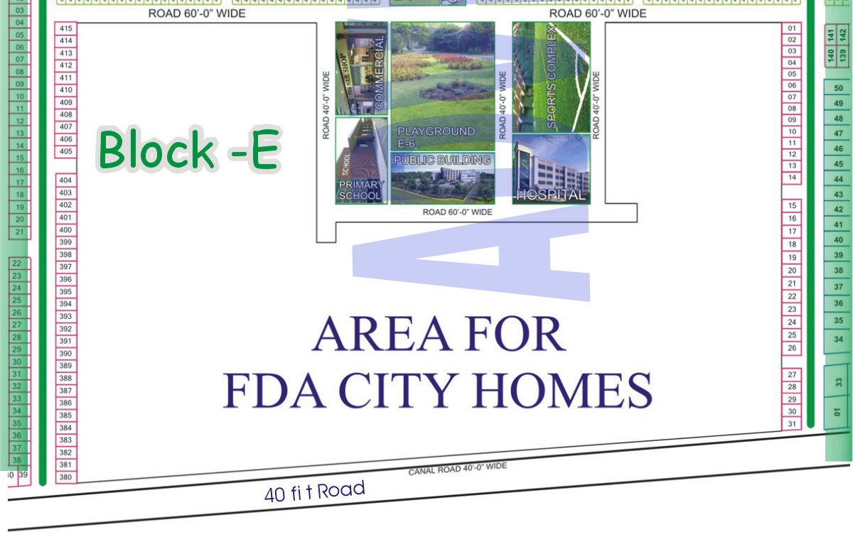 Fda city Map
